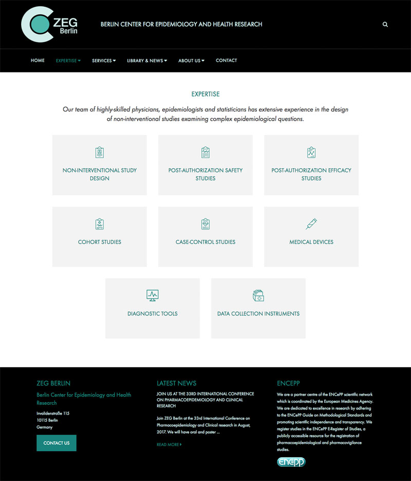 ZEG Berlin Expertise Page