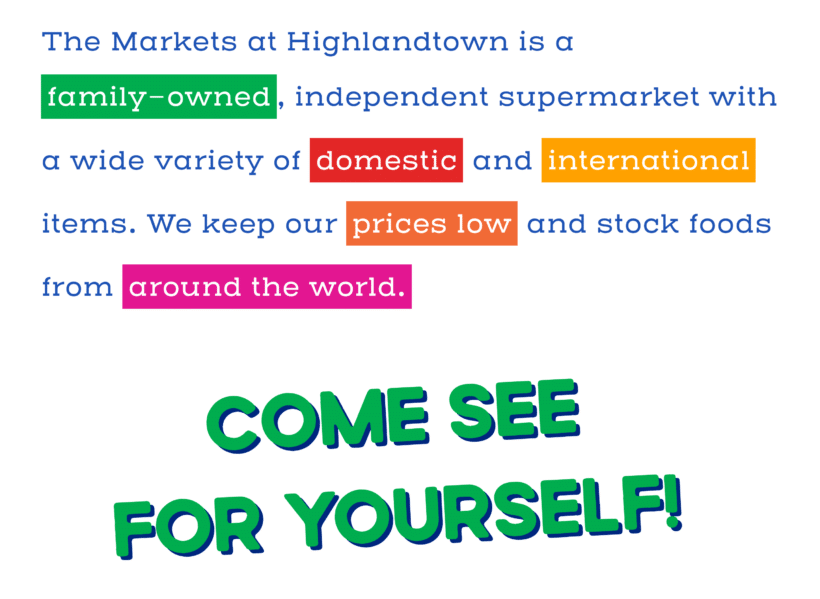 The Markets at Highlandtown Website - About Section