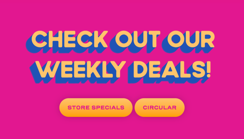 The Markets at Highlandtown Website - Weekly Deals Section